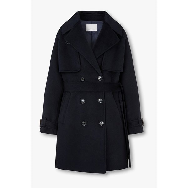 울 블렌드 하프 트렌치 코트 7125416502147