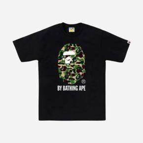 베이프 ABC 카모 바이 베이싱 에이프 티셔츠 블랙 그린 BAPE ABC Camo By Bathing Ape T-Shirt B