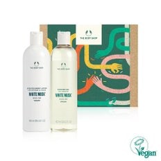 [스타필드하남] 화이트 머스크 대용량 바디 로션 400ML + 샤워 젤 400ML 세트