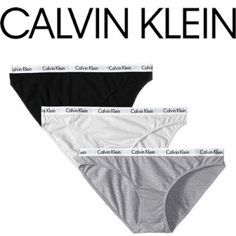 Calvin Klein Underwear 캘빈클라인 CAROUSEL 3 비키니 팬티 QD3588 999