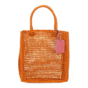 RAFFIA NET BAG Shoulder bag V6.1CH_NATURALRAFFIAORANGE ORANGE