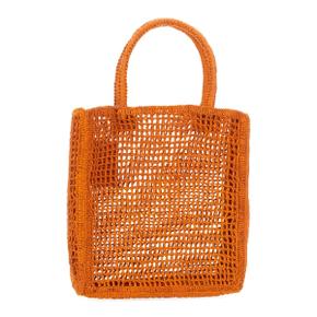 RAFFIA NET BAG Shoulder bag V6.1CH_NATURALRAFFIAORANGE ORANGE