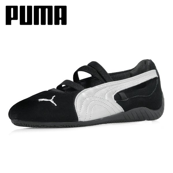 우먼스 스피드캣 발렛 스웨이드 블랙 실버 406114_01