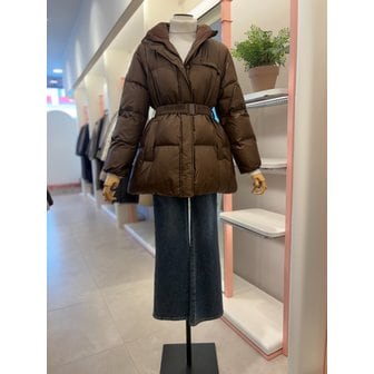 잇미샤 [여주점] 여성 하이넥 벨티드 구스다운 점퍼(ITPBYPD370)