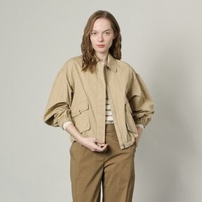 [여주점] 올앤선드리 스텐카라 소매볼륨 크롭 점퍼 A5S2R199