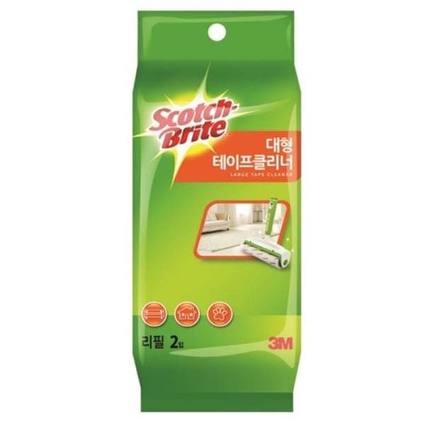 확대된 대표 3M)대형테이프 클리너 리필(2개입)