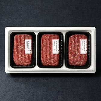 박참봉푸줏간 [명절 후 배송][박참봉푸줏간]한우 떡갈비 선물세트 2호 1.08kg (360g x 3팩)