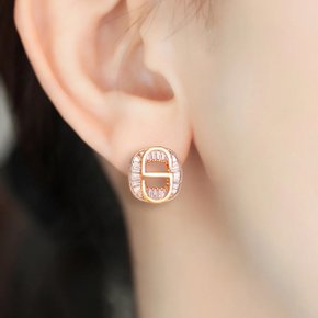 14k 에스더 큐빅 귀걸이 [주문제작]
