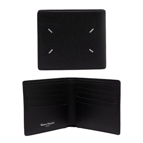 메종 마르지엘라 스티치 로고 반지갑 블랙 S35UI0435 P4745 T8013