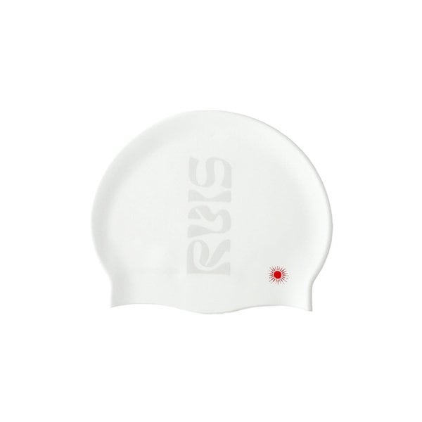 RVIS halo core swimcap pure white
