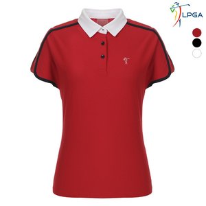 LPGA 여P 플래그라인 돌먼소매 제에리 티셔츠(L192TS515P)