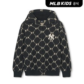 (공식)24SS 다이아 모노그램 스냅 후드 NY (Black) 7AHDMD141-50BKS