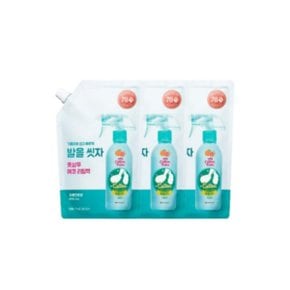 온더바디 발을씻자 코튼풋샴푸 리필 500ml 자몽 3개