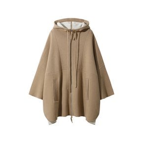 Cashmere Pancho (Camel)_D5CAW24001CMX