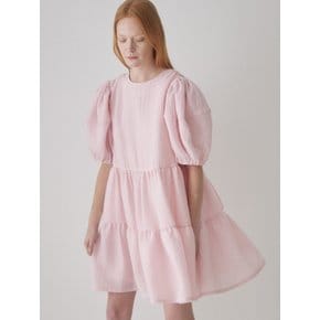 Signature Back Ribbon Dress - Pink