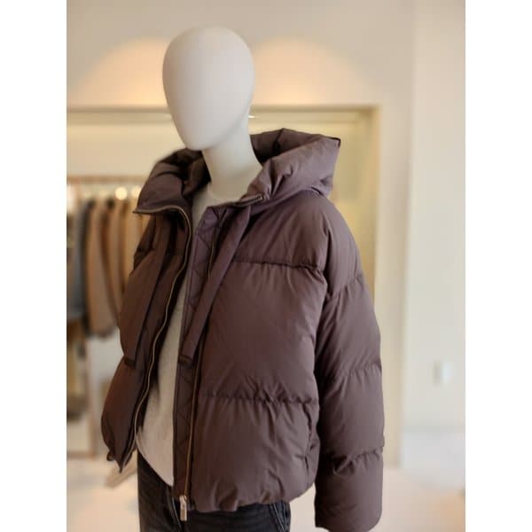 [여주점] 씨씨콜렉트 후드넥크롭구스다운점퍼 E254psg184