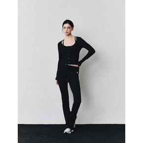 AS BASIC CARDIGAN [BLACK]