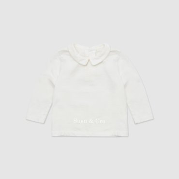 슈슈앤크라 mini 이지 카라 티셔츠 ㅡ 아이보리