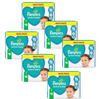 팸퍼스 [3세트]유럽산 베이비드라이 기저귀 팬티 밴드 1 2 3 4 5 6 7 단계 pampers 바우처 밴드7단계