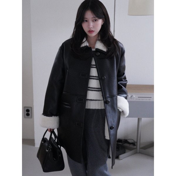 웰트 하프 시어링 자켓 [2COLORS]