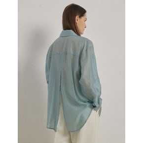 BACK SLIT TENCEL SHIRT (3 COLOR)