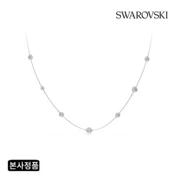 스와로브스키 [본사정품/쇼핑백증정] Una Angelic 로듐 롱 목걸이 5733197