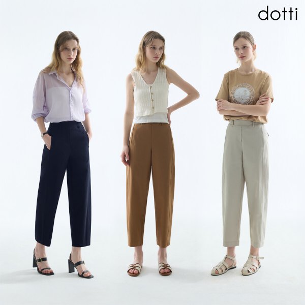 [26SS최신상] 도티 썸머 배럴 9부 팬츠 여성3종(D6R9W)