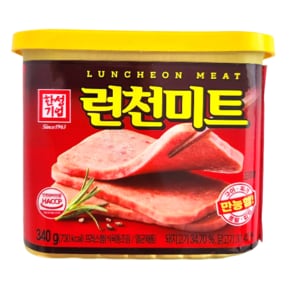 한성 런천미트  340g 실온 캔 햄 볶음밥 부대찌개 반찬 안주