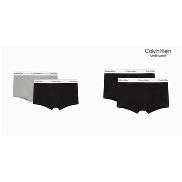 Calvin Klein Underwear 25SS NEW 남성 아이콘 코튼 스트레치 심리스 웨이스트 밴드 2PK  SET 2종 택 1 (NB4391-UJH/UB1)