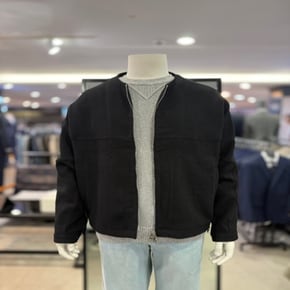 리버클래시 블랙 카라리스 오버핏 집업 점퍼 LLS32501