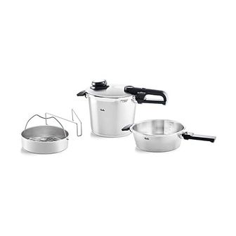  독일 휘슬러 압력밥솥 Fissler Vitavit Premium Pressure Cooker Set 4 Pieces 6 Litres Diamete