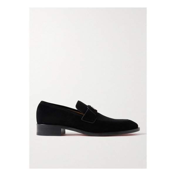 바르시목 로고 장식 스웨이드 로퍼 1647597328300697