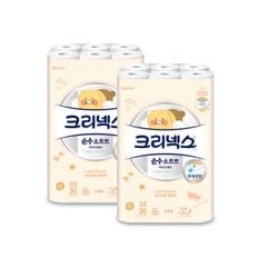 크리넥스 카카오프렌즈 3겹 화장지 30m x30롤 x2 도톰한 무형광