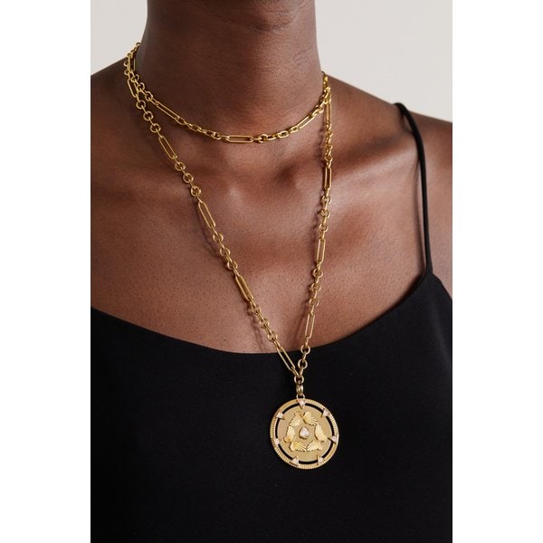 파운드레 레버리 18K 골드 다이아몬드 목걸이 1647597285496292