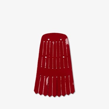 람다 (공식정품) [여] 람다골프화 킬트 페이턴트 레드 신발커스텀 신발장식