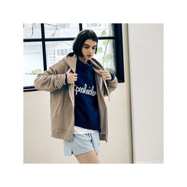 피그먼트 후드집업_베이지