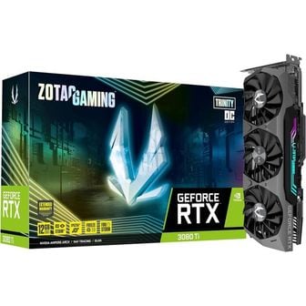  일본 조텍 그래픽카드 ZOTAC Gaming GeForce RTX™ 3080 Ti Trinity OC 12GB GDDR6X 384 Bit 19.