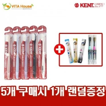  영국 초극세모 켄트 칫솔 KENT 5+1 랜덤 증정