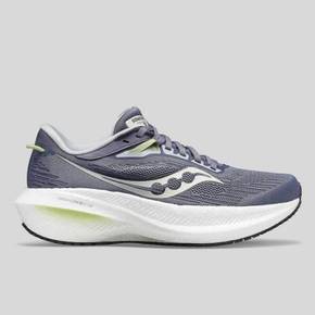 5037976 SAUCONY Womens Triumph 21 Running Shoes In Iris/fern