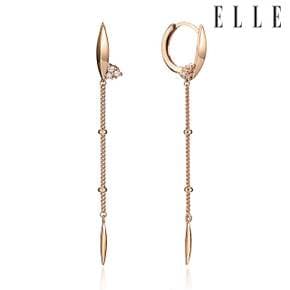 14K 포인트 체인 귀걸이 (gold pin) ELGPEE124