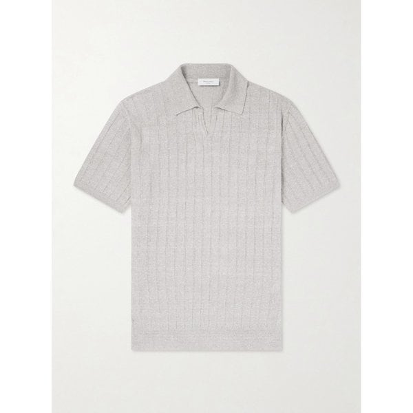 오픈 칼라 리브 폴로 셔츠 46376663163140807