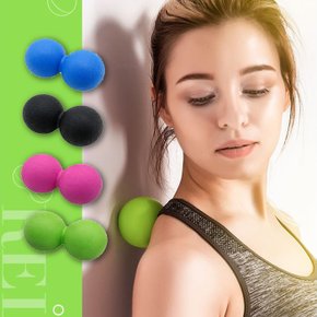 마사지볼 더블3개세트 특가 지압 마사지 크로스볼