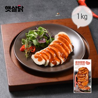  햇살닭 중화짬뽕 슬라이스 닭가슴살 1kg(100gX10팩)