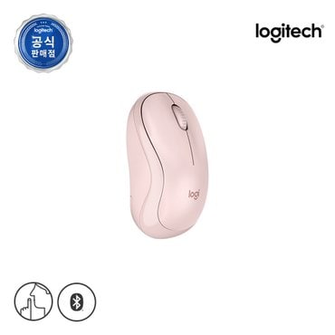 Logitech [로지텍코리아] M240 Silent bluetooth 무소음 무선 블루투스 마우스[핑크]