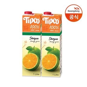 [G] 쇼군 오렌지주스 1L x 4팩/음료/음료수/주스/오렌지