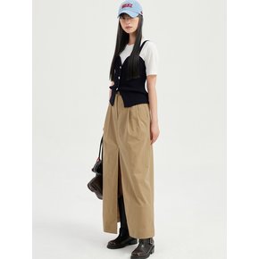 H Line Long Skirt (Option Belt)_LFKAA24120BED