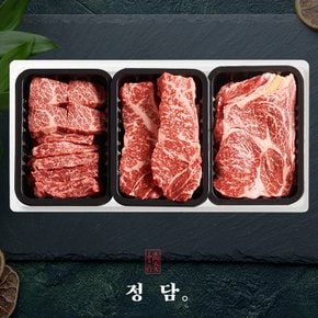 [SSG 정담][냉장/1+등급이상][농협영주한우]로스구이4호 (등심/채끝/갈비살) / 1.0kg