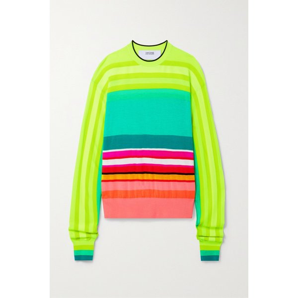 크리스토퍼 존 로저스 Striped Merino Wool Top 옐로 42247633208467614