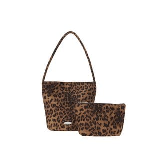투아모 Love Mini Shoulder Bag 러브 미니 숄더백_Leopard Suede 레오파드 스웨이드 [파우치 세트]