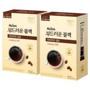 맥심 아라비카 부드러운 블랙 200T(100Tx2개)